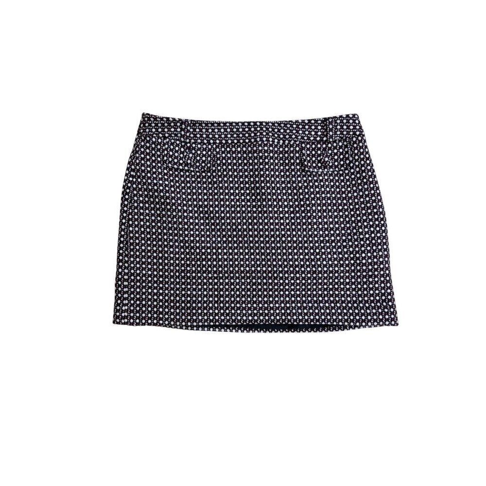 Banana Republic Tweed Wool Blend Mini Skirt 4P Maroon